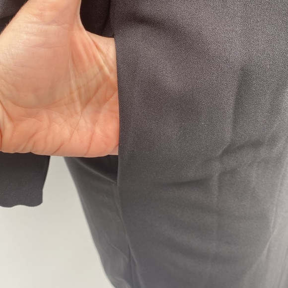 Strut & Bolt NWT Off The Shoulder Black Dress Chain Faux Pearl Large - Picture 10 of 16